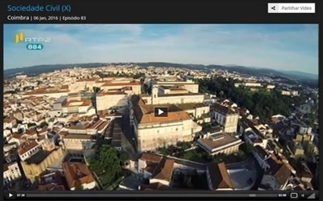 Programa Sociedade Civil, da RTP2, inteiramente dedicado a Coimbra