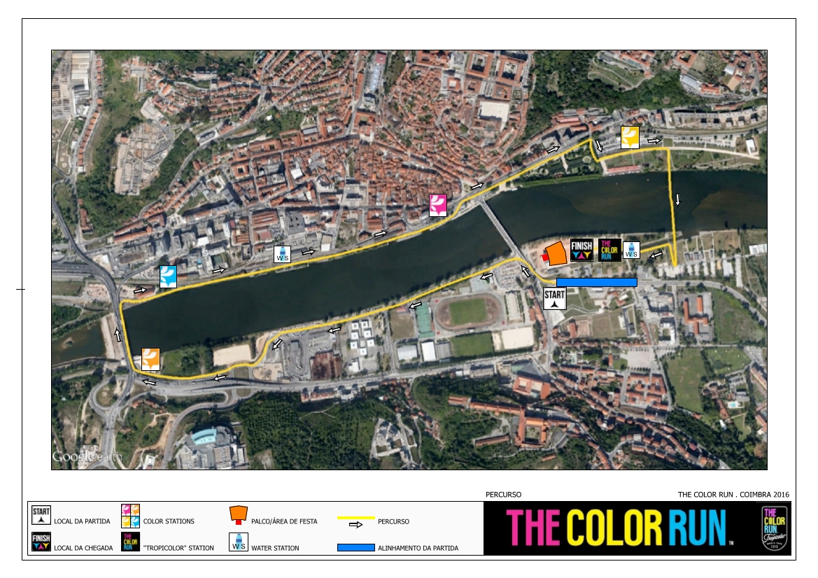 Alterações de trânsito devido à III Color Run