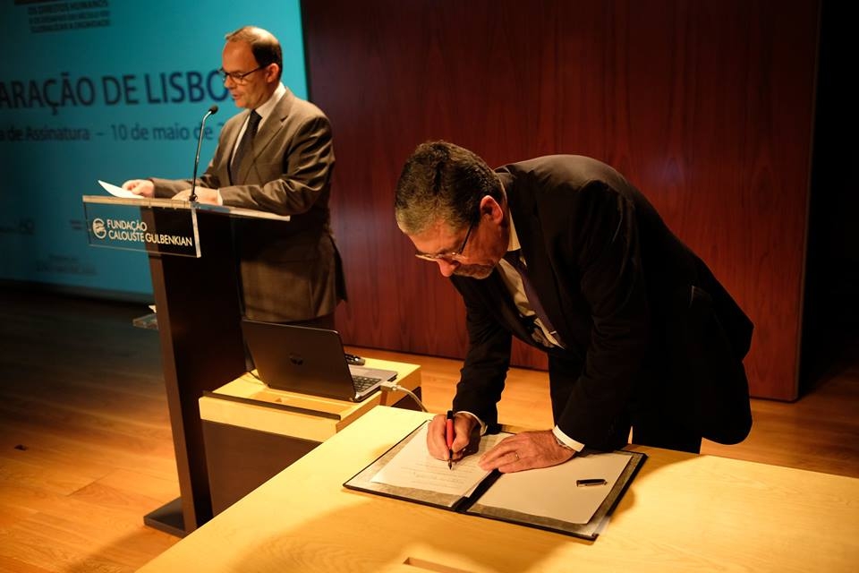 Manuel Machado assinou declaração de Lisboa sobre Direitos Humanos