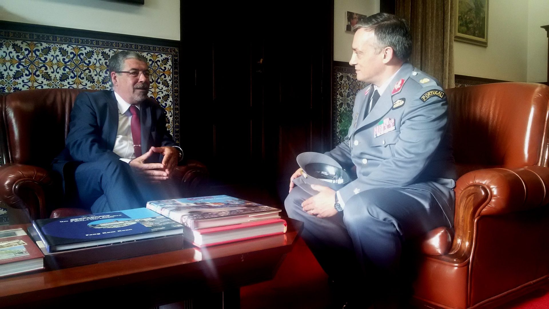 Manuel Machado recebeu novo comandante da BrigInt