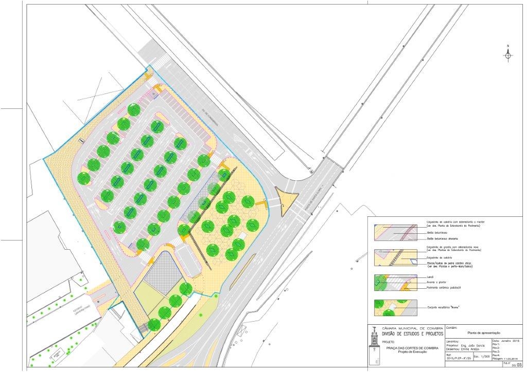 Empreitada de requalificação da Praça das Cortes adjudicada