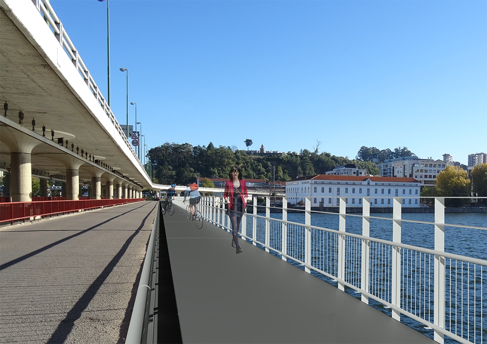 Assinado o contrato para a construção da futura ponte pedonal sobre o Rio Mondego
