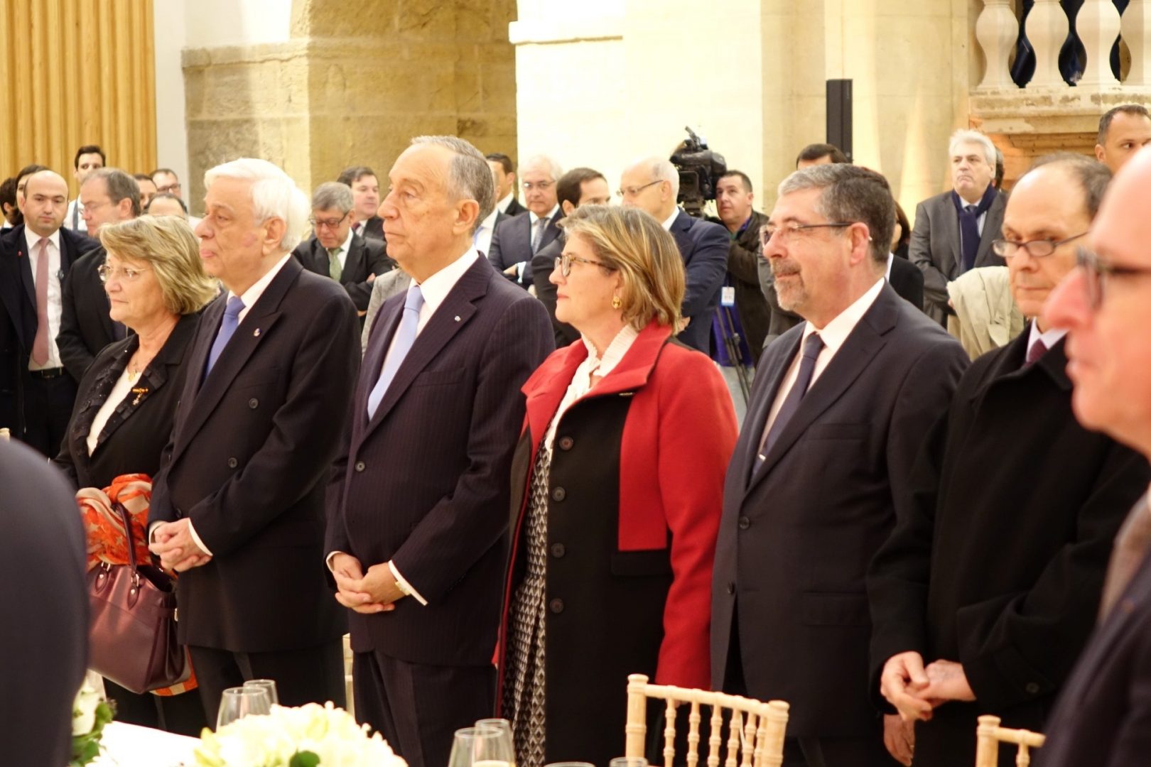 Discurso de Manuel Machado na receção ao P.R. da Grécia na antiga igreja do CSF