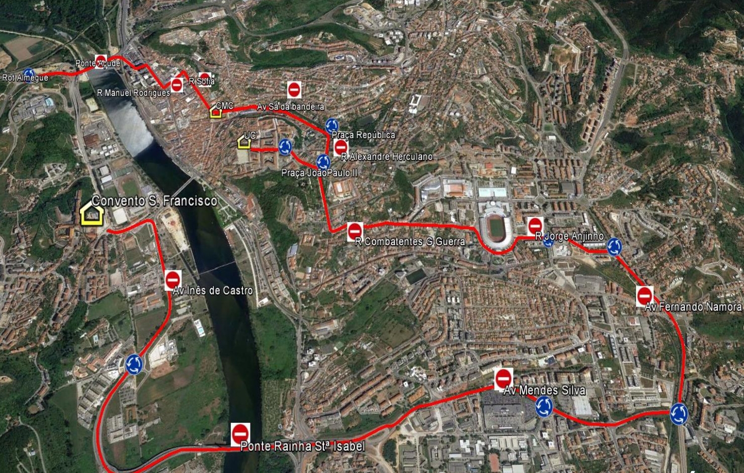 Cortes, condicionamentos de trânsito e proibições de estacionamento previstos para a visita de 2.ª feira do Presidente da Grécia