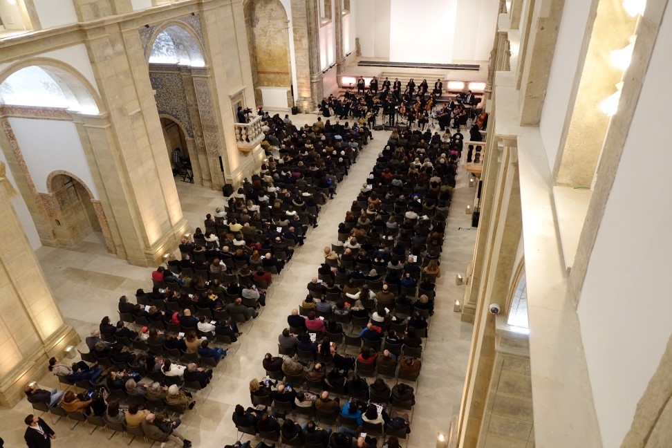 Antiga Igreja do Convento São Francisco encheu para ouvir o Concerto de Ano Novo que a CMC ofereceu à cidade