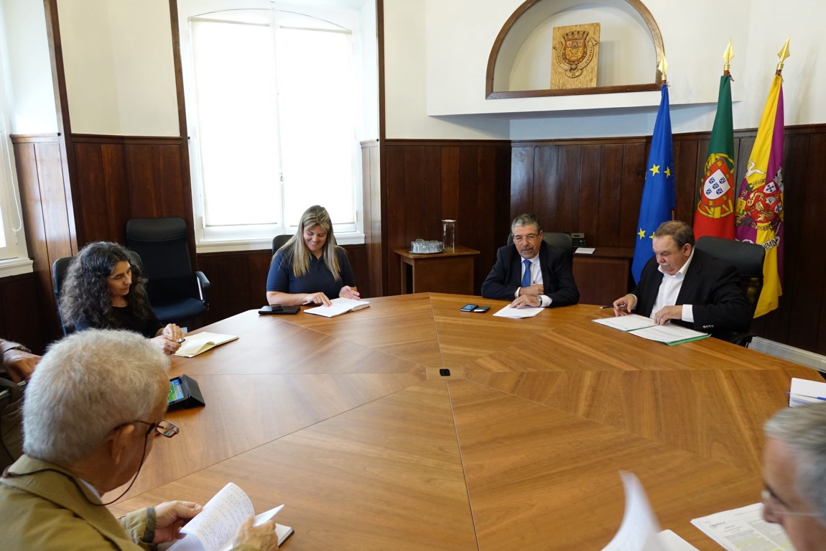 Manuel Machado reuniu-se com representantes do Colégio de Cernache e Instituto de Souselas