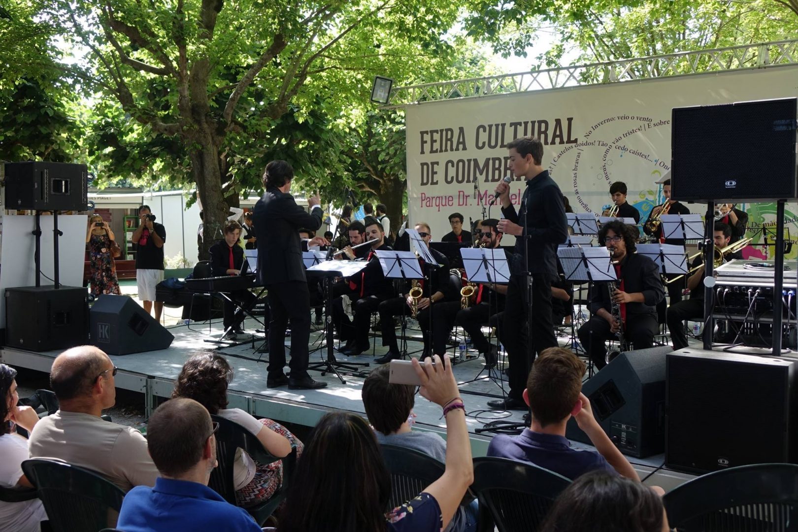 Encontro de Big Bands levou o jazz à Feira Cultural de Coimbra