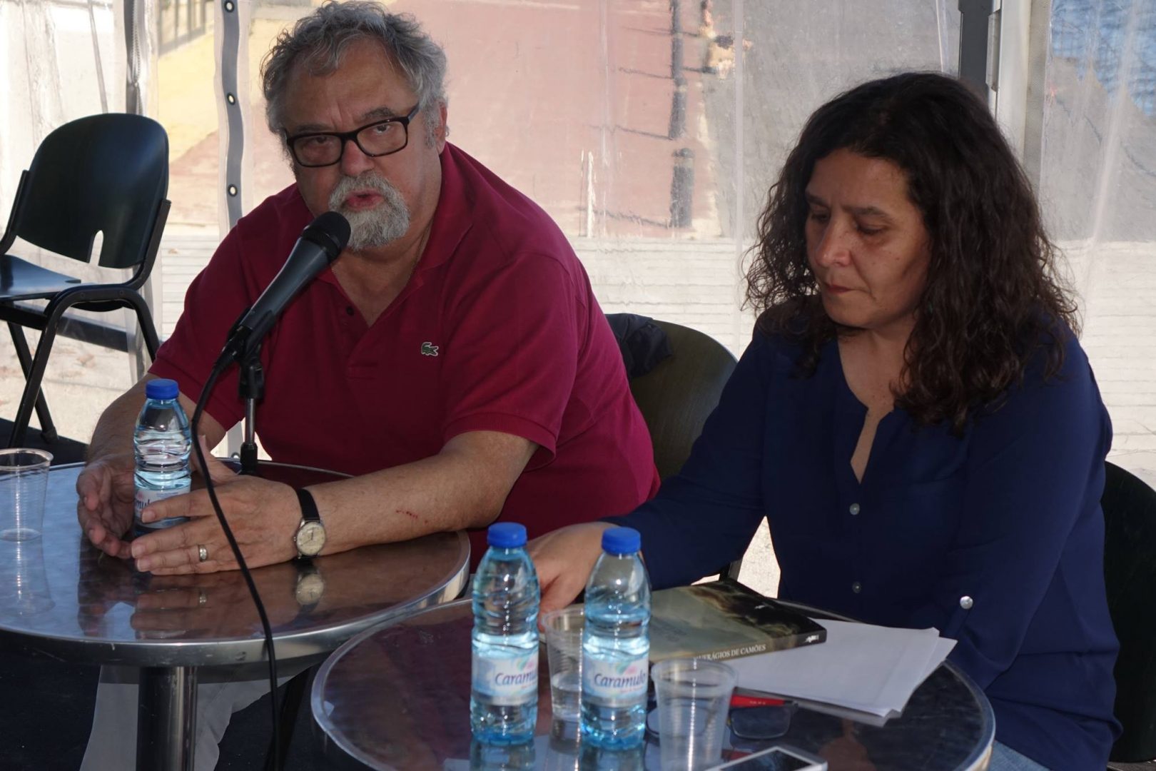 À conversa com Mário Cláudio na Feira Cultural de Coimbra