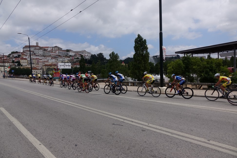Ciclismo de regresso à cidade de Coimbra