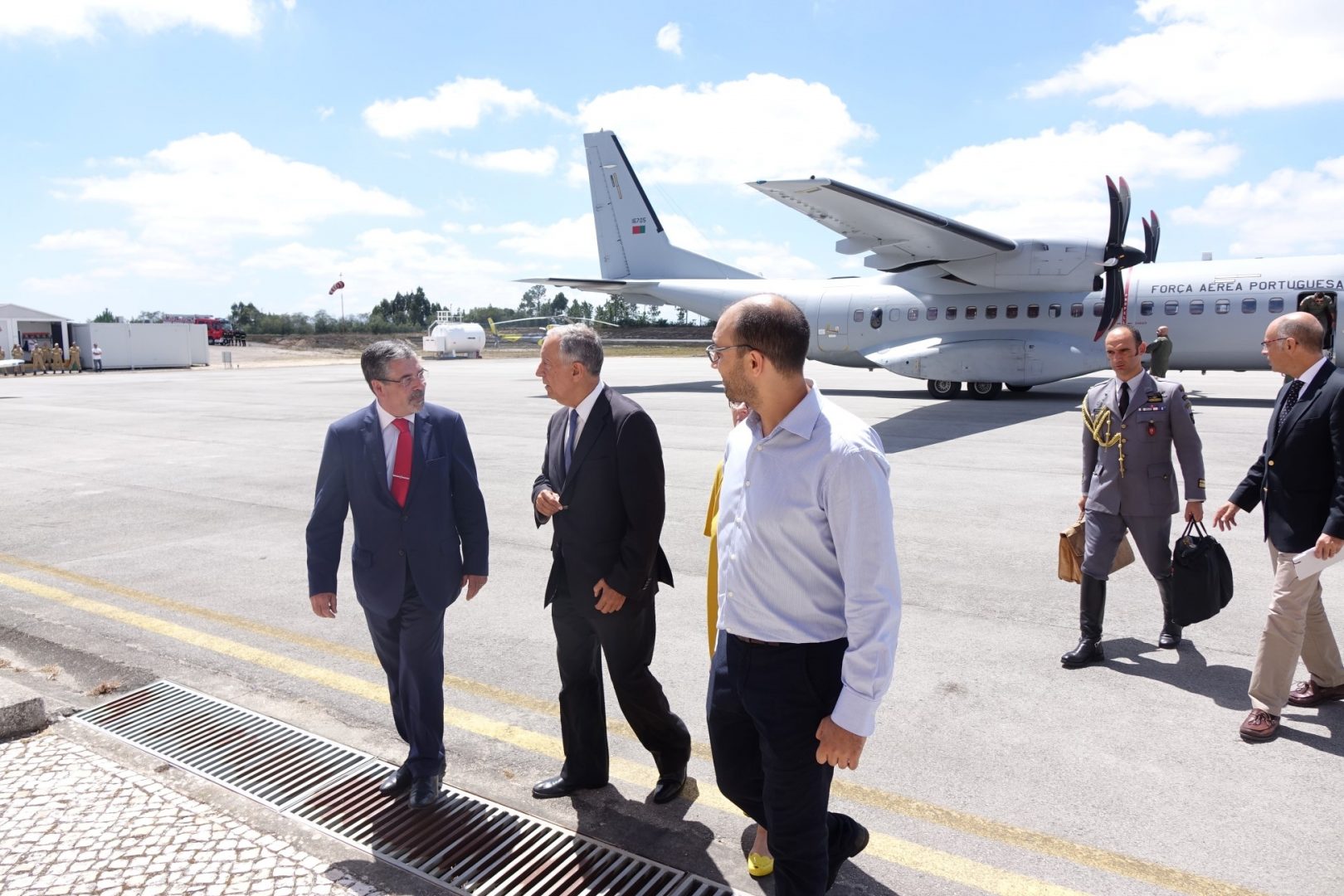 Presidente da República aterrou no Aeródromo Municipal Bissaya Barreto