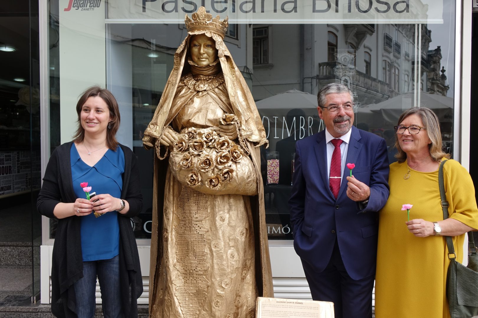 Ainda pode ver a mostra de “Estátuas Vivas” hoje na Baixa de Coimbra