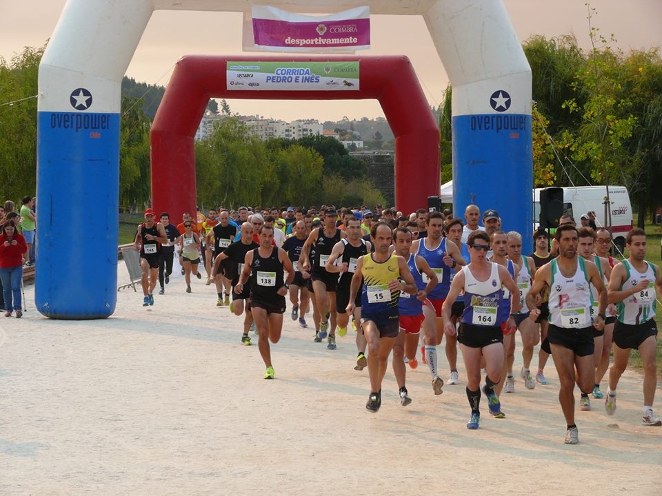Corrida Pedro e Inês juntou cerca de 400 participantes em Coimbra