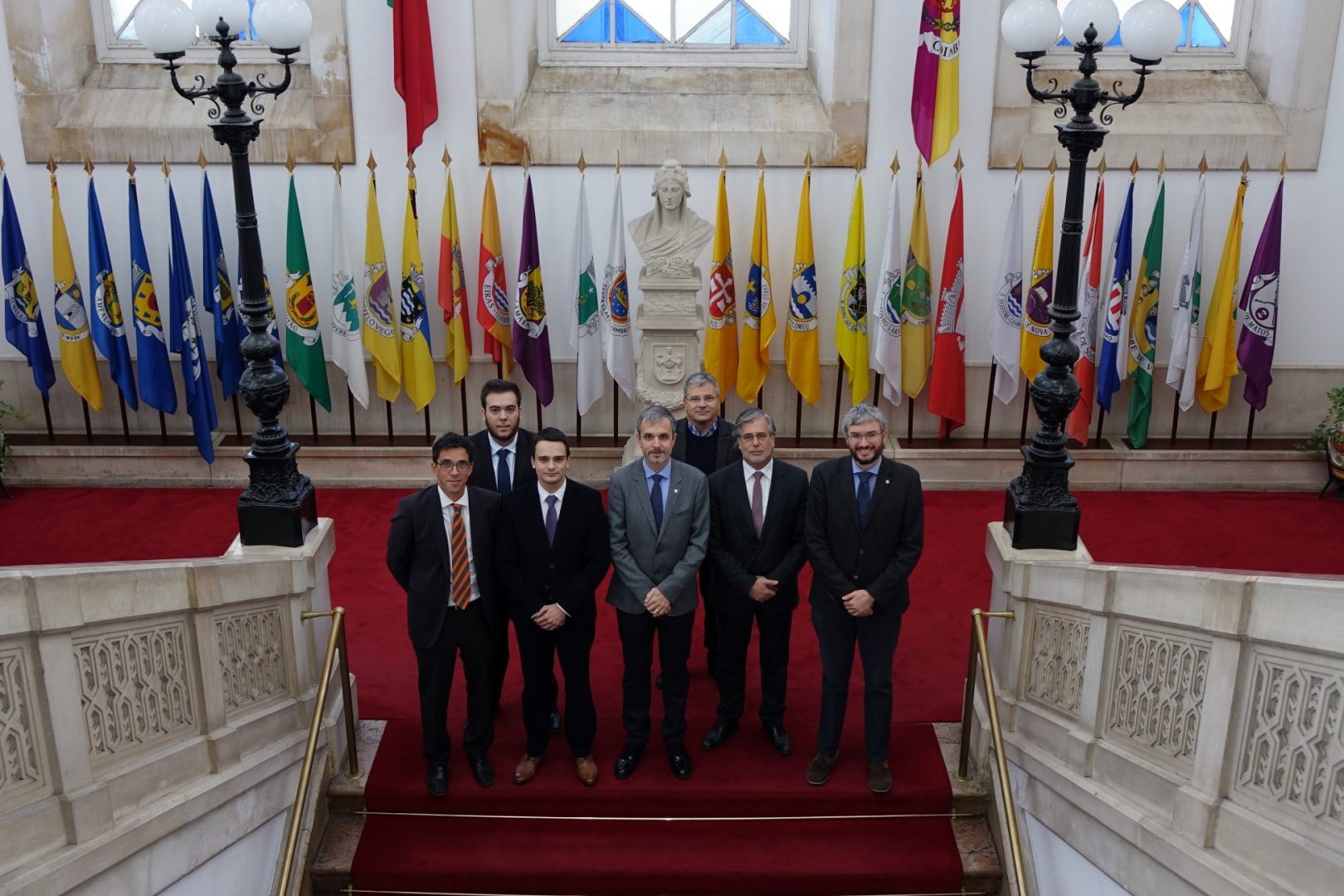 Comissão da EUSA recebida na CMC