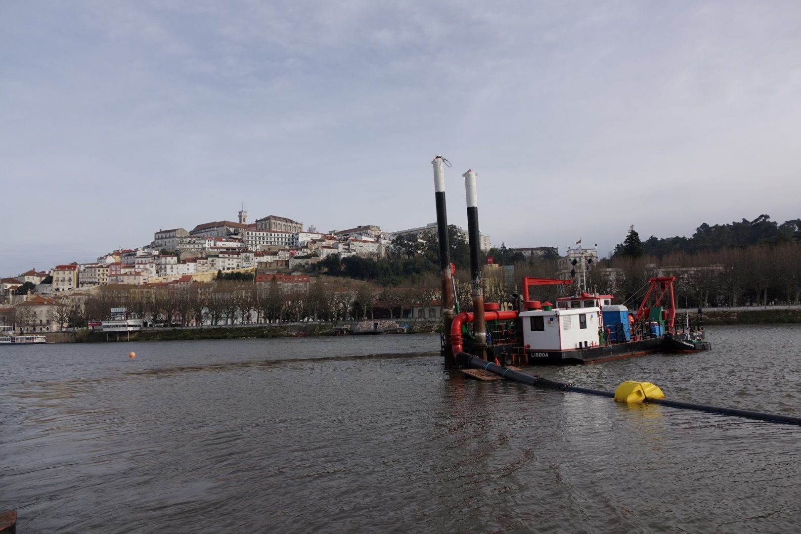 Mestrandos da FCTUC vão acompanhar operações de dragagem e obras de reabilitação das margens do rio Mondego