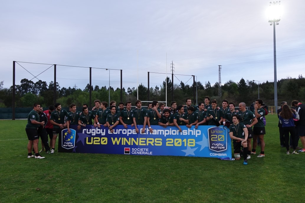 Portugal conquista o Europeu de Rugby Sub-20 em Coimbra