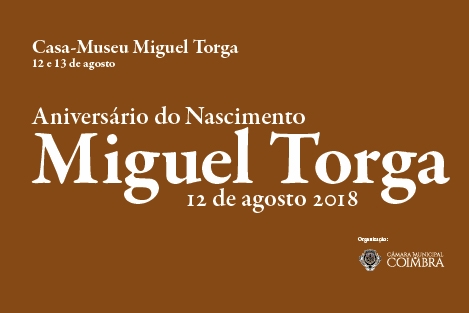 CM Coimbra evoca Torga no 111.º aniversário do seu nascimento