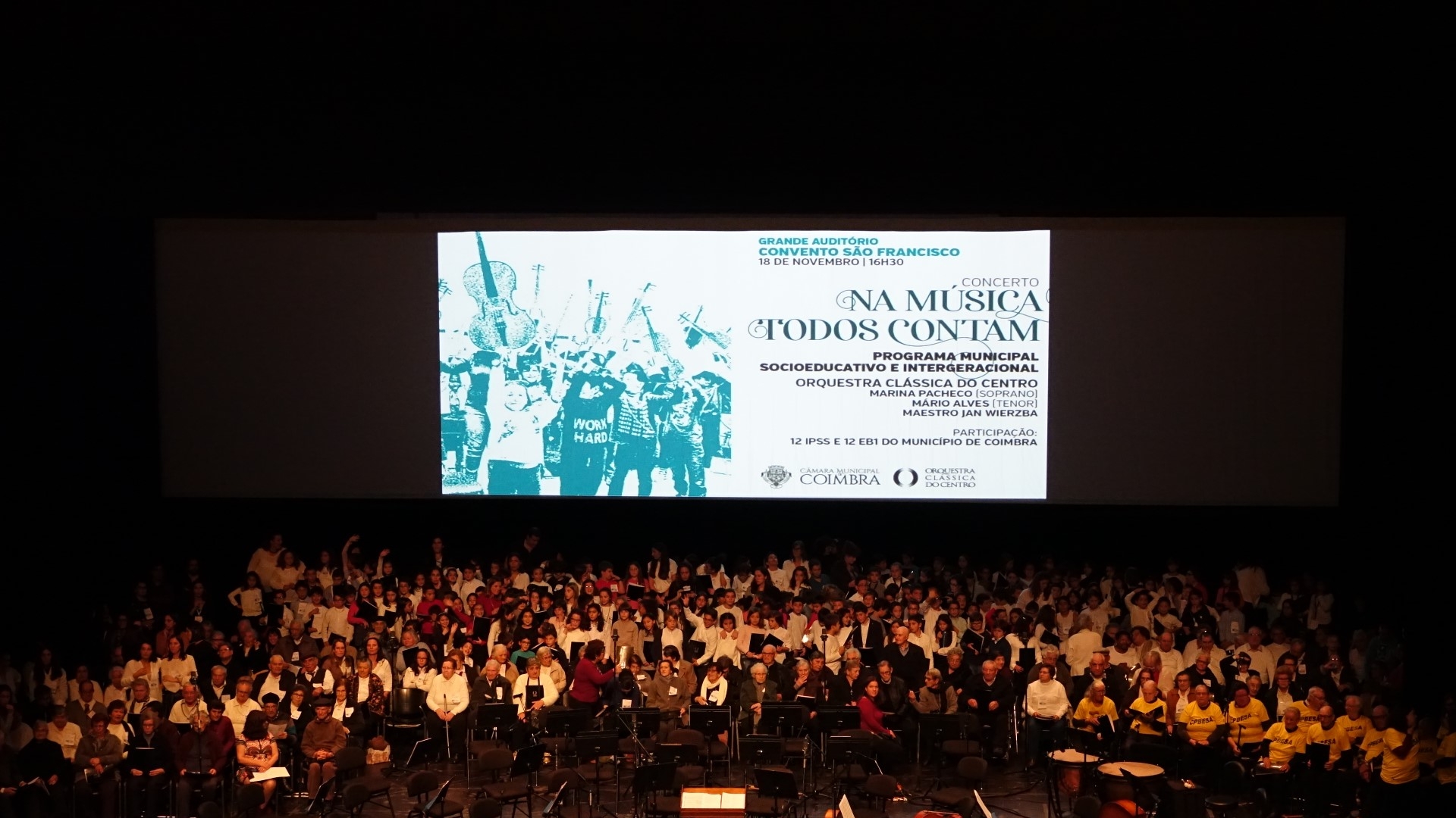 “Na Música Todos Contam” emocionou plateia do Convento São Francisco