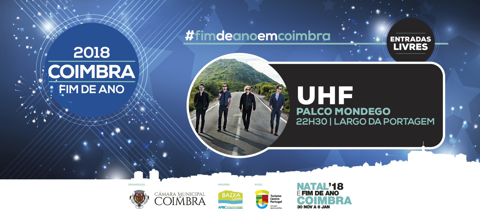 Coimbra despede-se de 2018 com os UHF