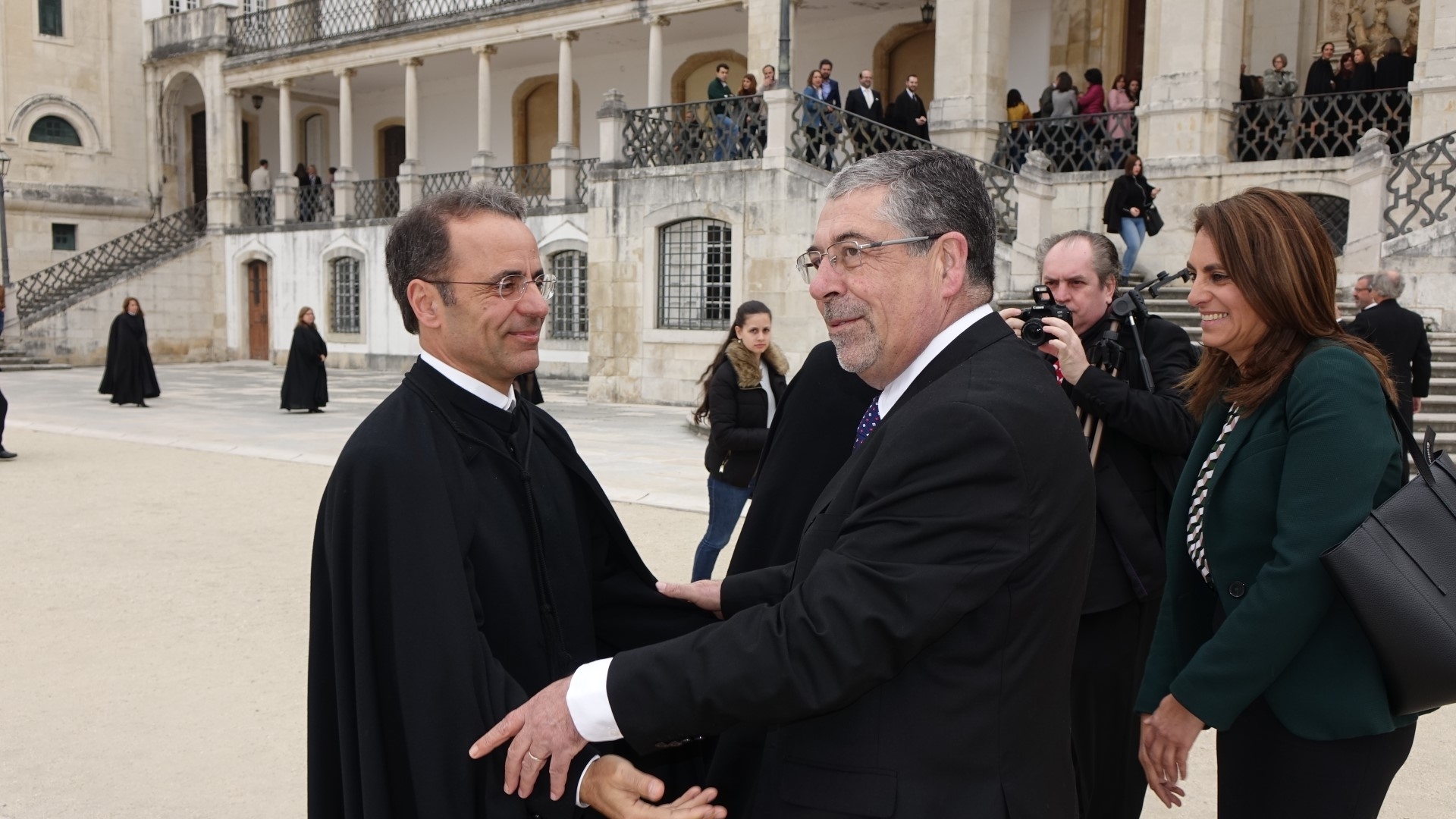 Manuel Machado saudou Amílcar Falcão, o novo Reitor da Universidade de Coimbra