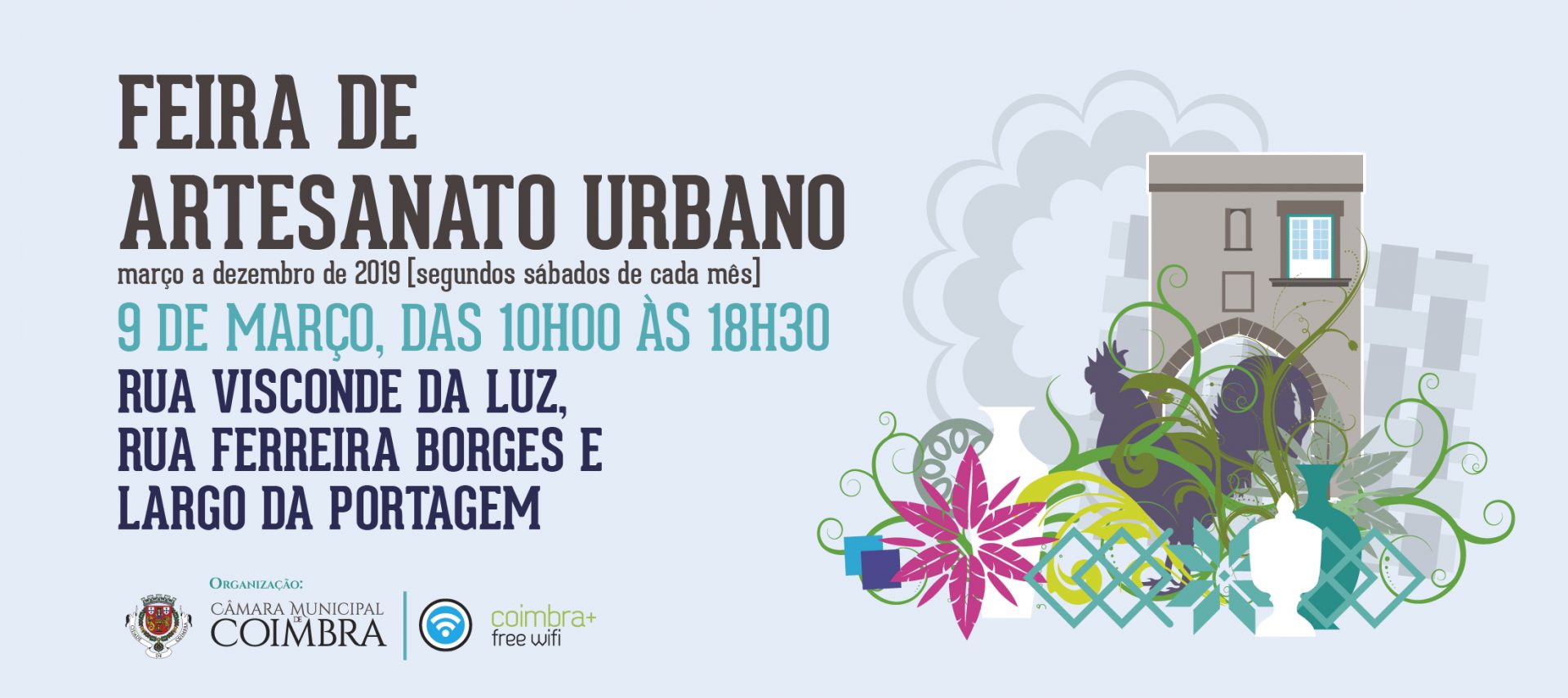 Feira de Artesanato Urbano volta a animar a Baixa no próximo sábado
