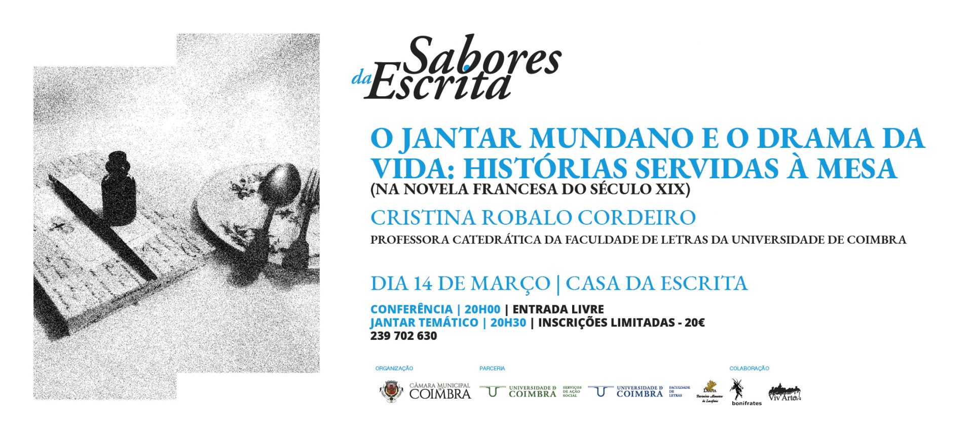 Património alimentar de outros países é o tema do próximo ciclo “Sabores da Escrita”