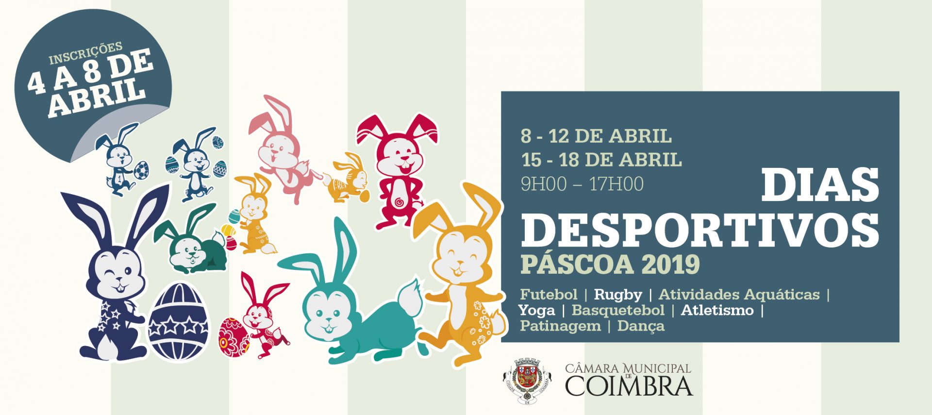 Dias Desportivos da Páscoa – Coimbra 2019 com as inscrições abertas