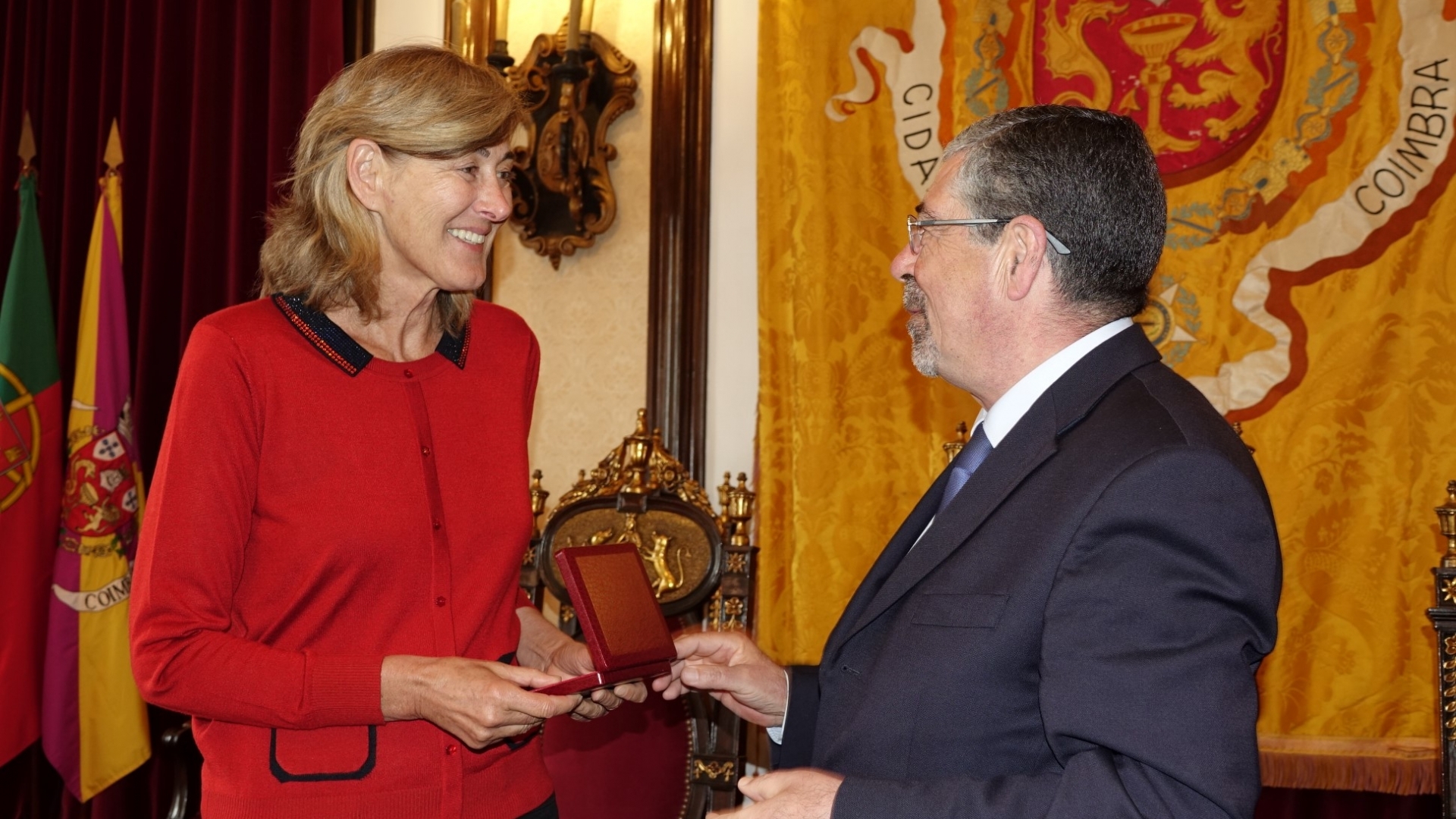 Embaixadora de Espanha de visita a Coimbra recebida nos Paços do Município