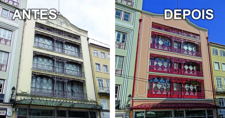ANTES E DEPOIS Chiado