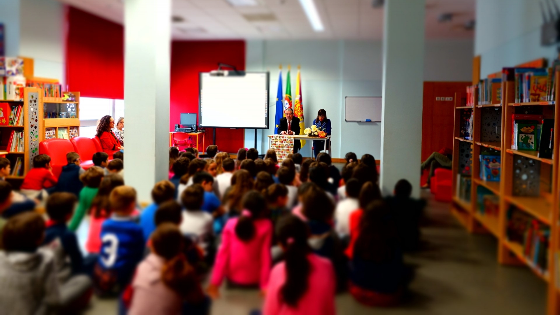 Manuel Machado foi ao Centro Escolar Solum Sul falar sobre a história de Coimbra