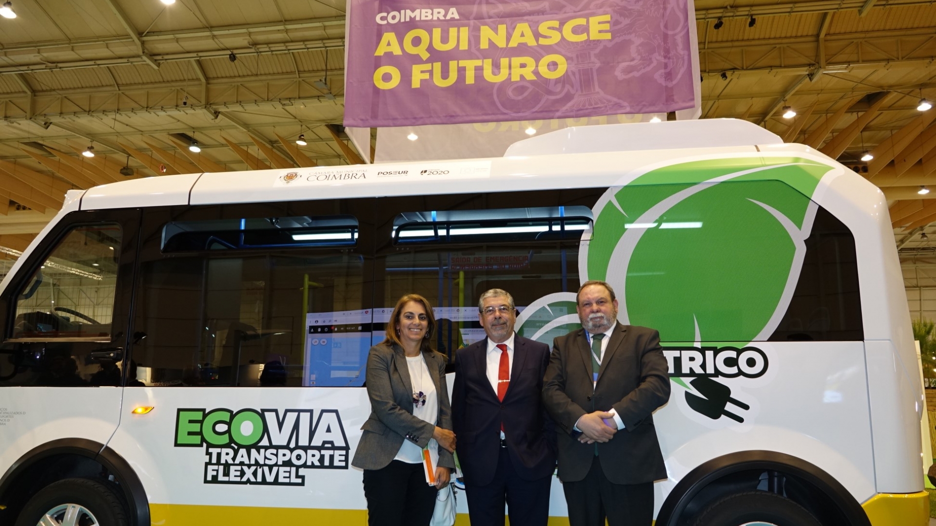 Coimbra apresenta novo miniautocarro 100% elétrico e relança Ecovia