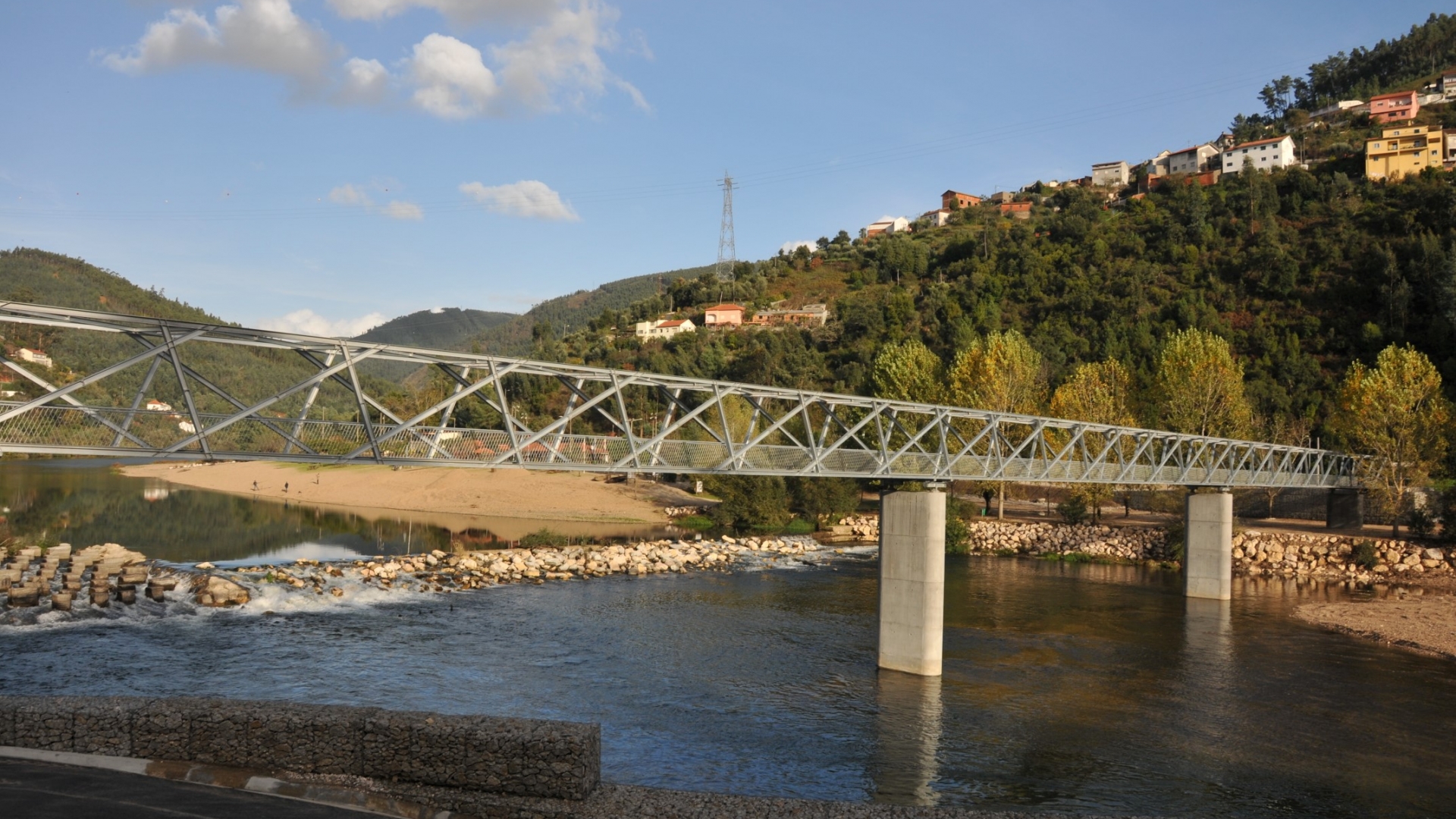 Nova ponte na Praia Fluvial de Palheiros e Zorro inaugurada no Dia da Cidade