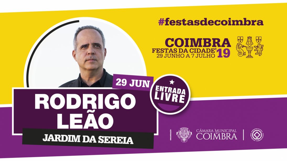 Rodrigo LeÃ£o abre Festas da Cidade de Coimbra no dia 29 de junho