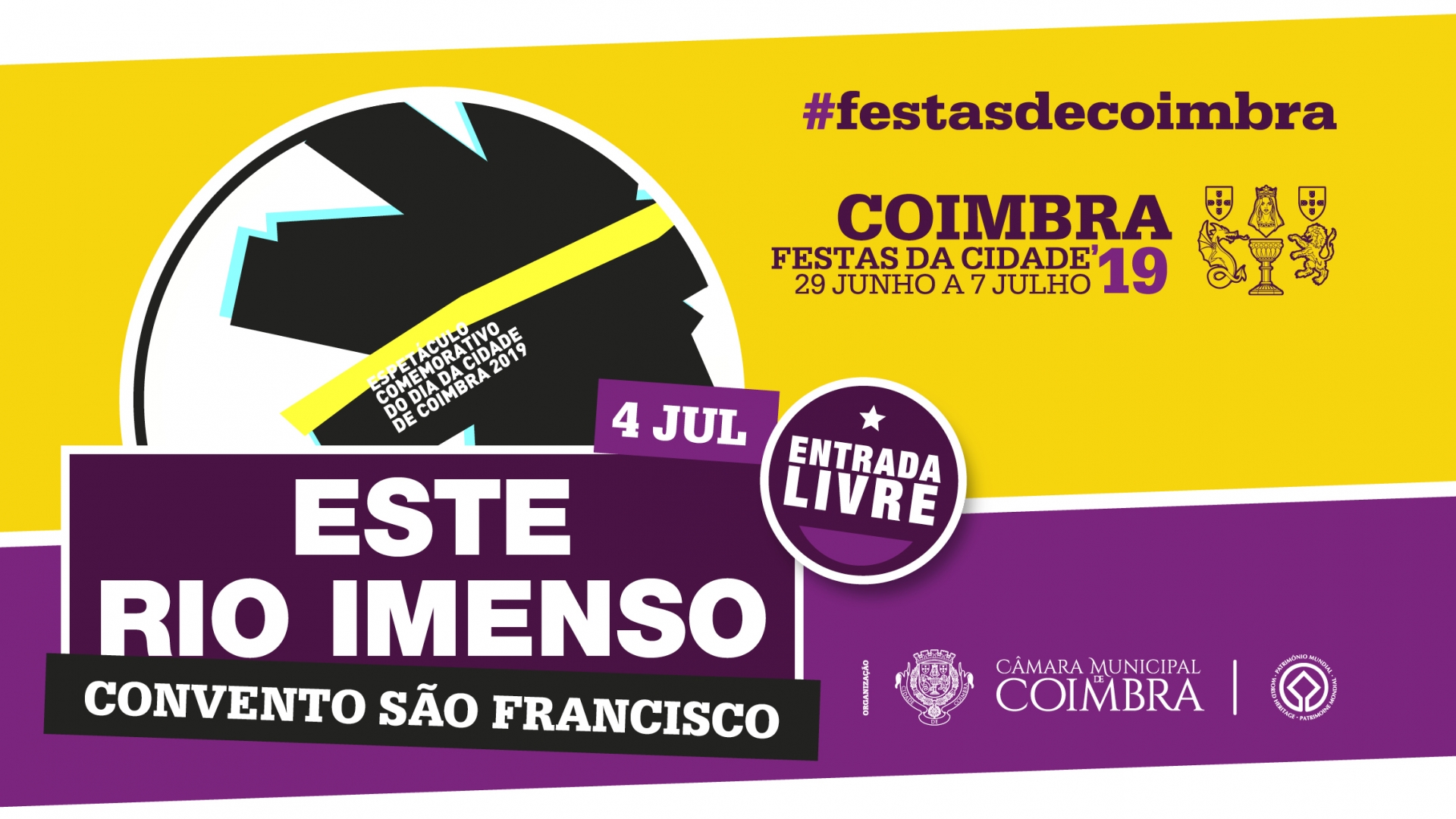 Espetáculo “Este Rio Imenso” junta artistas de Coimbra no Dia da Cidade