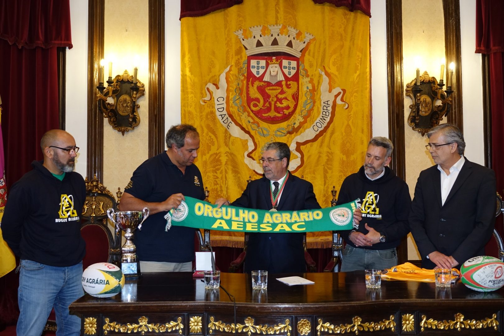 Município apoia participação de equipa de Coimbra no Campeonato de Clubes Europeus de Touch Rugby 2019