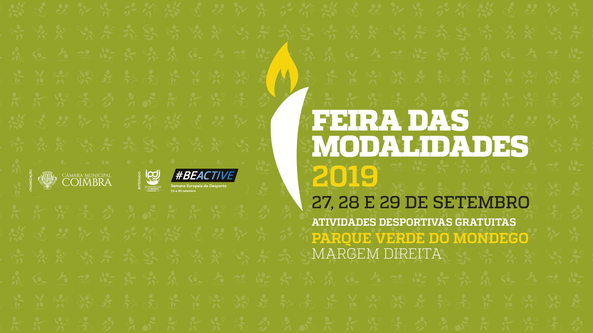 Feira das Modalidades expõe diversidade desportiva de Coimbra de 27 a 29 de setembro