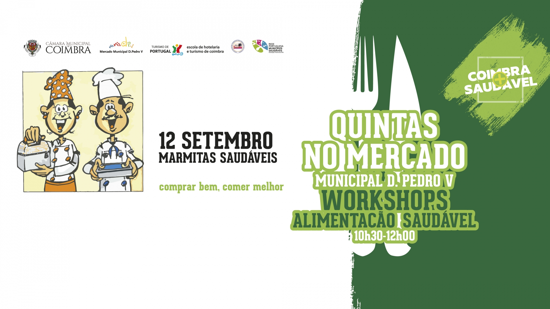 Mercado Municipal D. Pedro V acolhe terceiro workshop de alimentação saudável