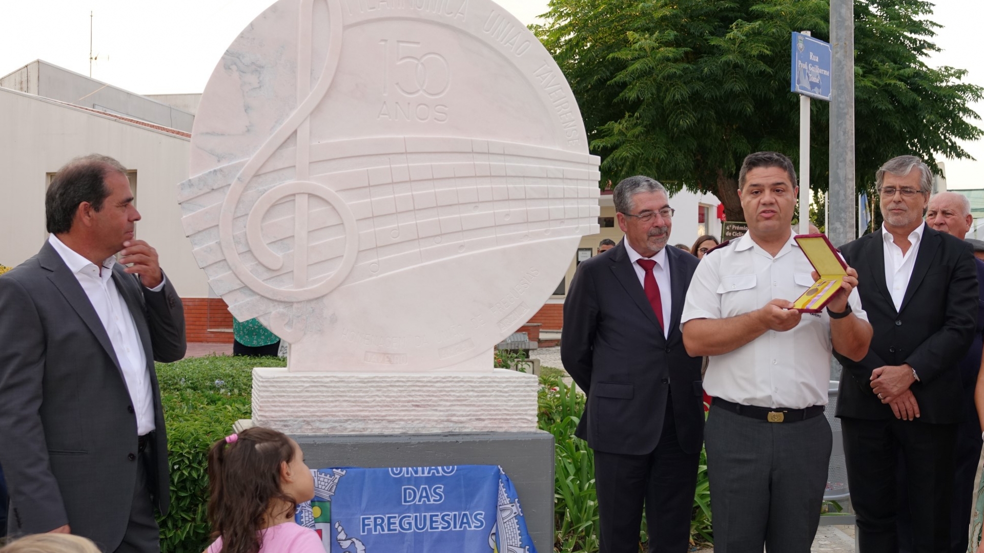 Filarmónica União Taveirense homenageada na abertura da VI FAGIC