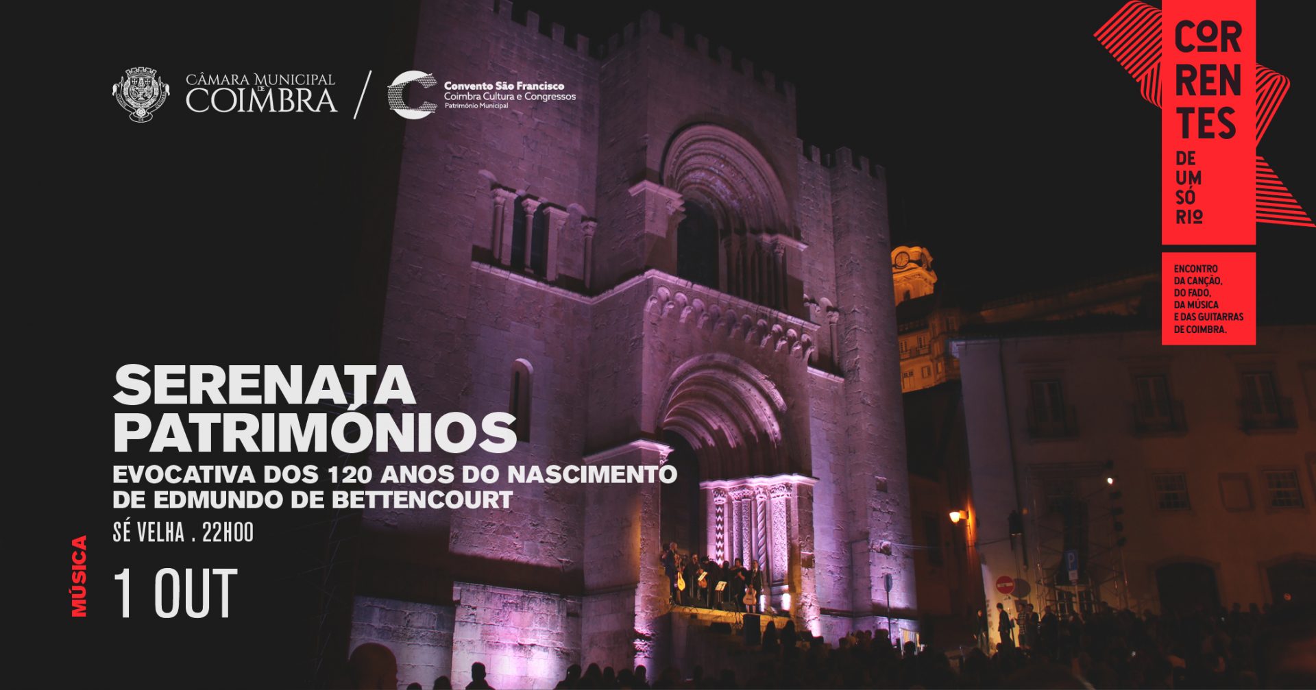 Serenata evoca 120 anos do nascimento de Edmundo de Bettencourt na Sé Velha