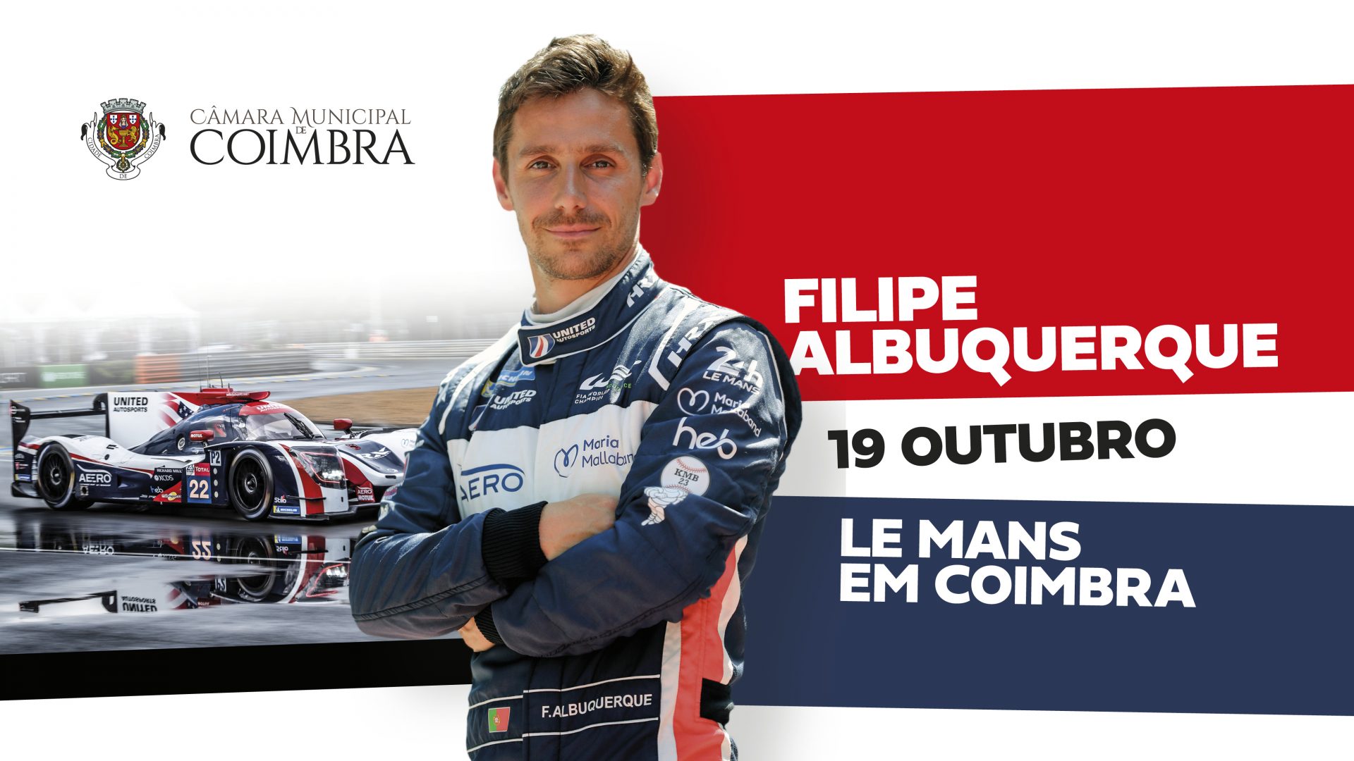Piloto Filipe Albuquerque traz Le Mans a Coimbra este sábado