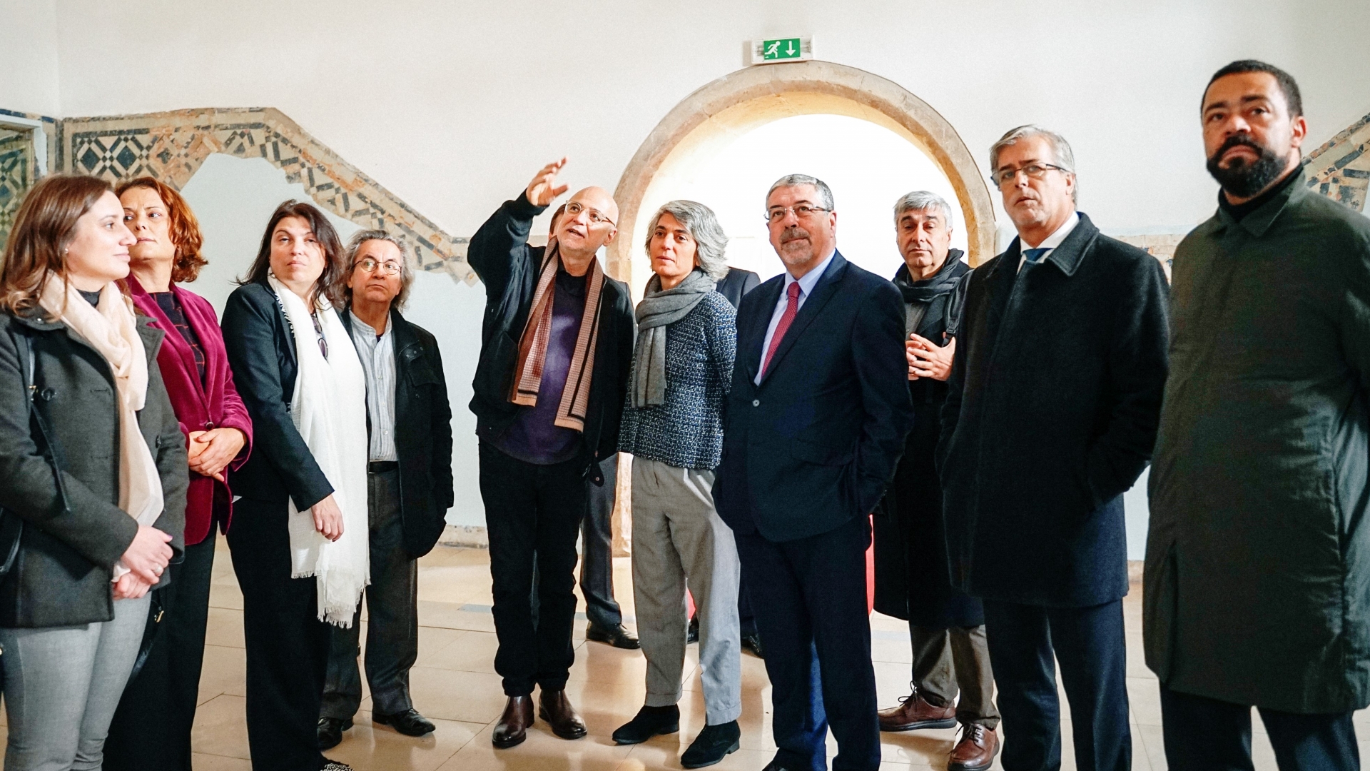 Ministra da Cultura visita Bienal de Arte de Coimbra
