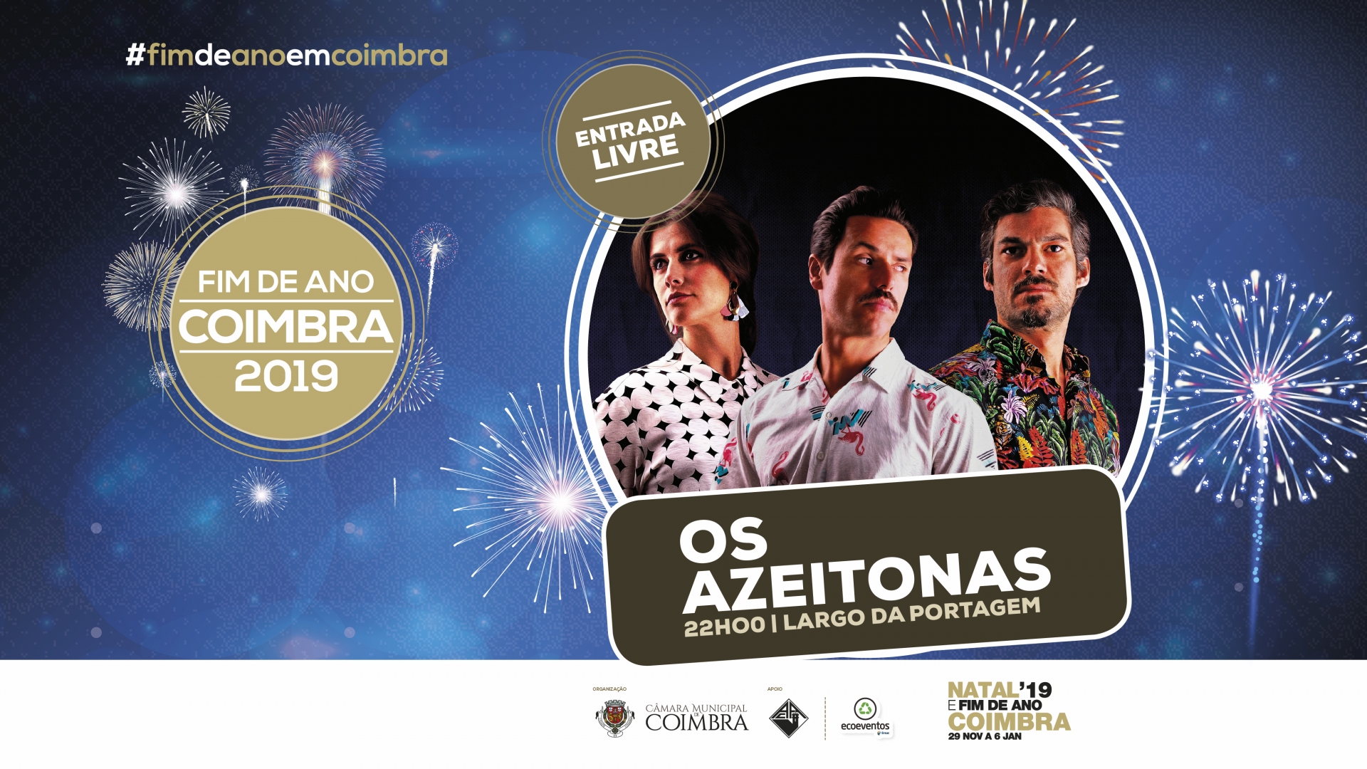 Coimbra despede-se de 2019 com Os Azeitonas