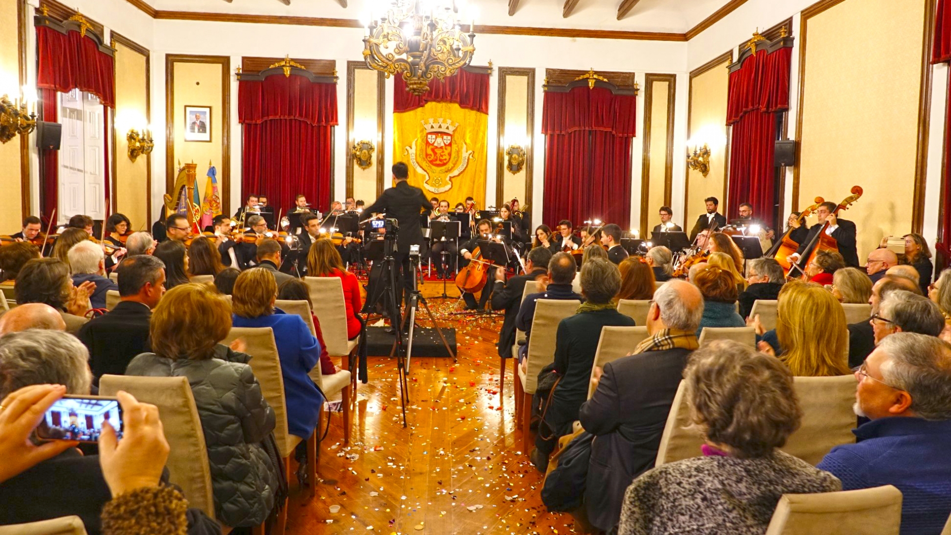 Salão Nobre encheu para o Concerto de Ano Novo protagonizado pela OCC