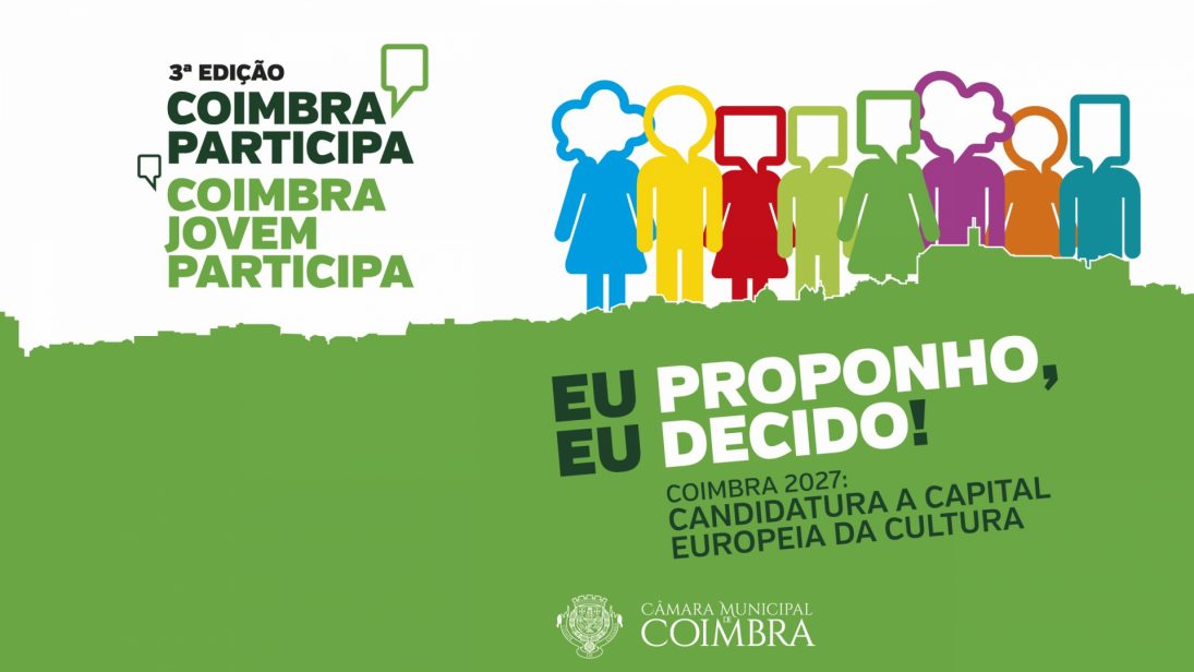 Coimbra Participa: apresentação de propostas até 16 de abril