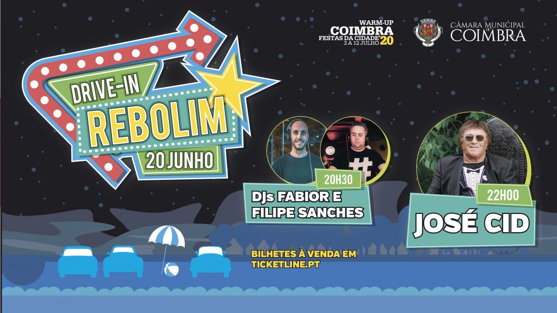 CM Coimbra retoma atividades culturais ao ar livre com “drive-in” no Rebolim