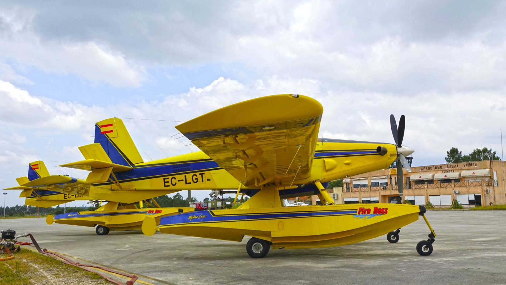 Coimbra acolhe três meios aéreos para combate a incêndios no Aeródromo Municipal