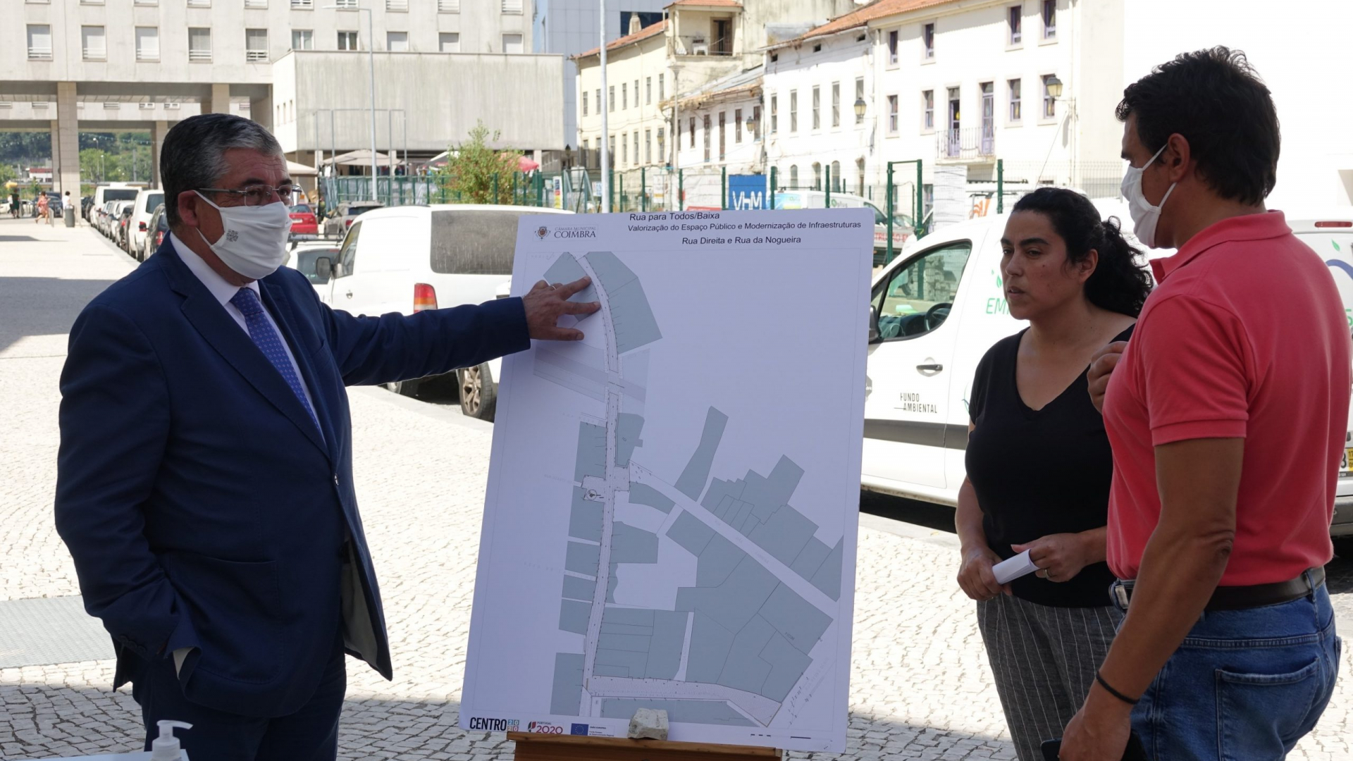 CM Coimbra consigna requalificação das ruas Direita e da Nogueira na Baixa de Coimbra