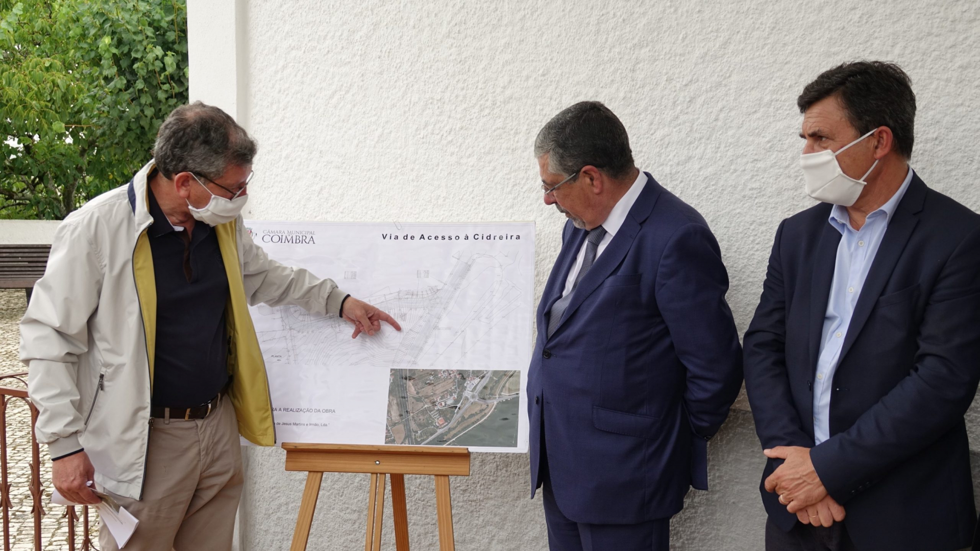 CM Coimbra inicia construção de nova via de acesso à Cidreira