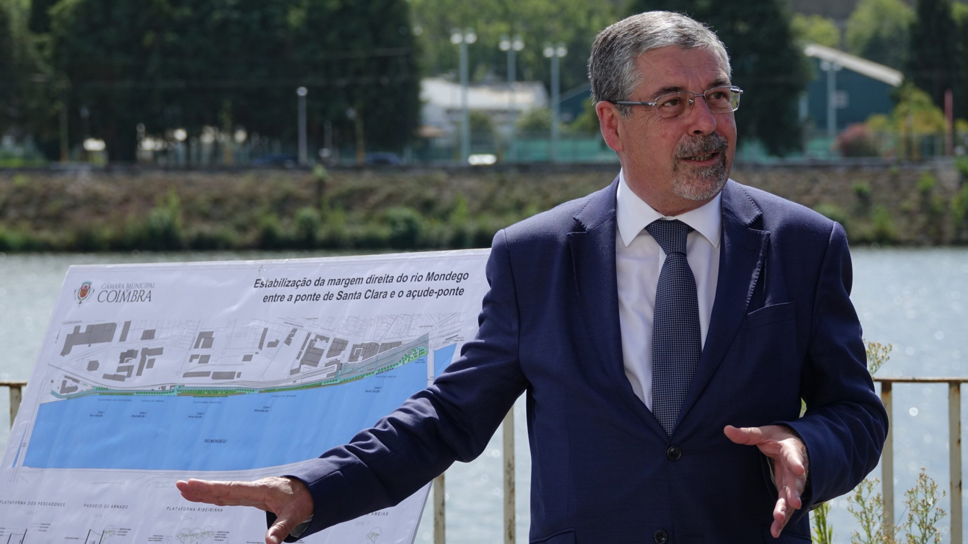 Requalificação da margem direita do Mondego arranca hoje