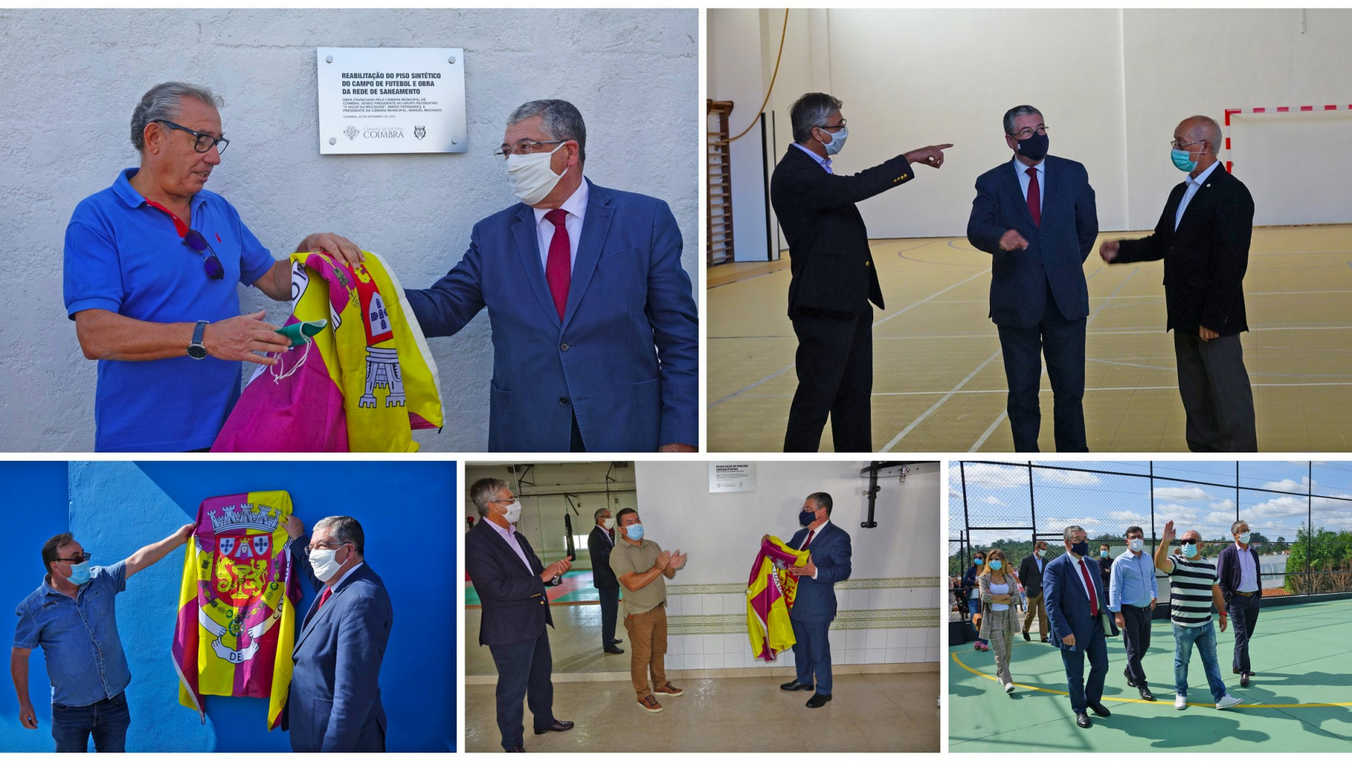 Concluída reabilitação de infraestruturas desportivas em diversas freguesias de Coimbra