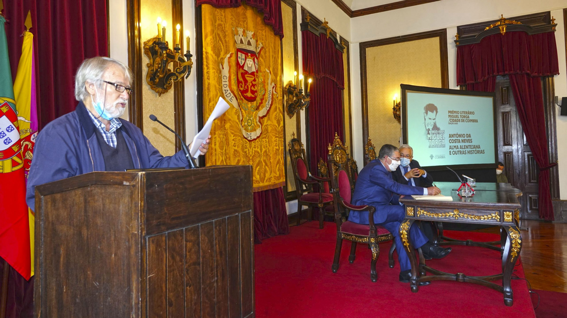António da Costa Neves vence Prémio Literário Miguel Torga/Cidade de Coimbra 2020